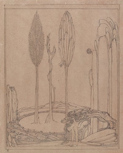 Crouching by the Marge by Charles Ricketts